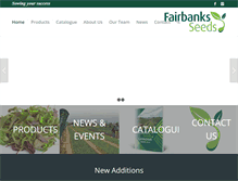 Tablet Screenshot of fairbanks.com.au