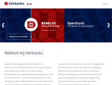 Tablet Screenshot of fairbanks.nl